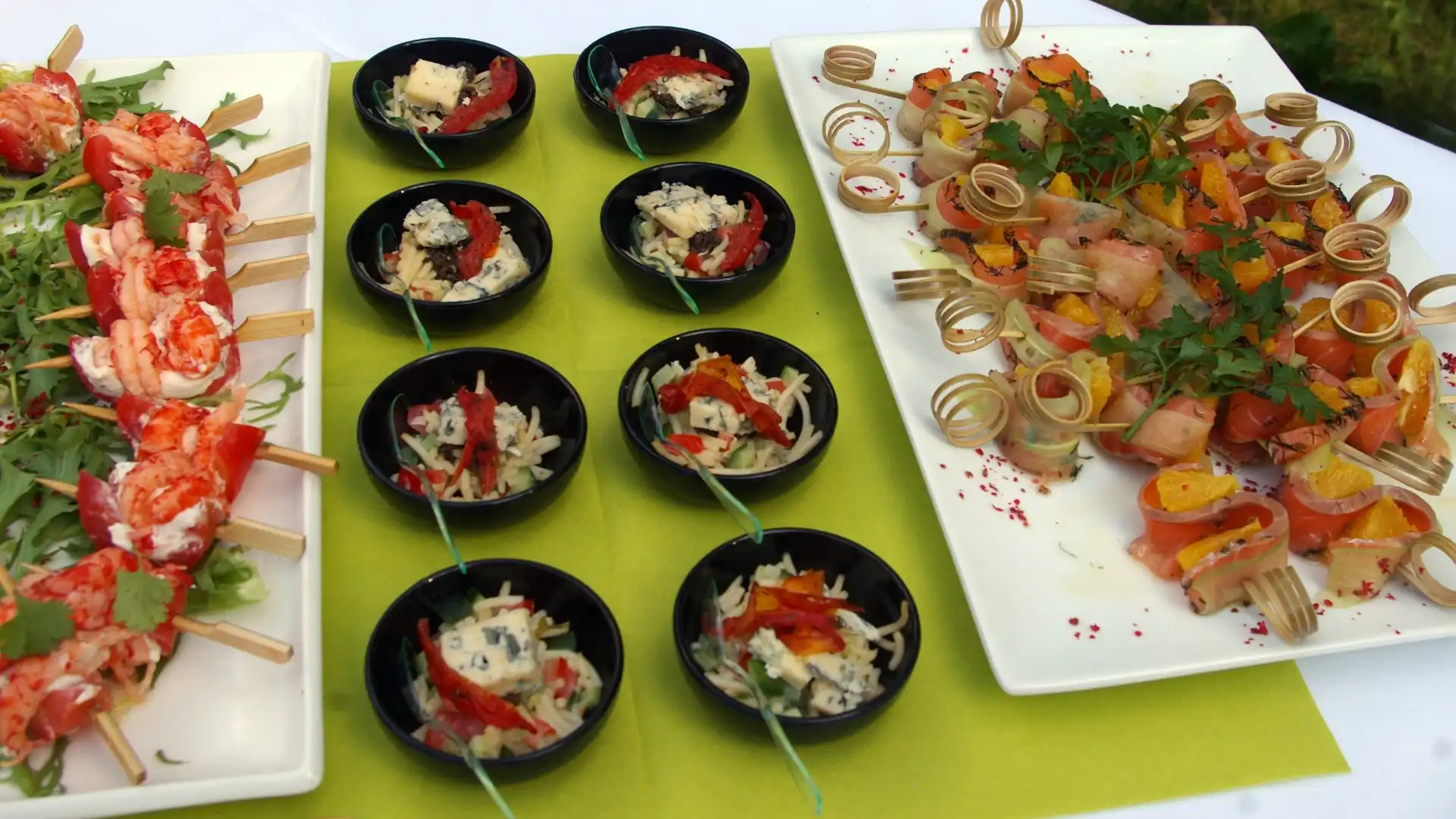 Fingerfood-Spießchen mit Käse – Vorspeisen Buffet – Eventcatering München